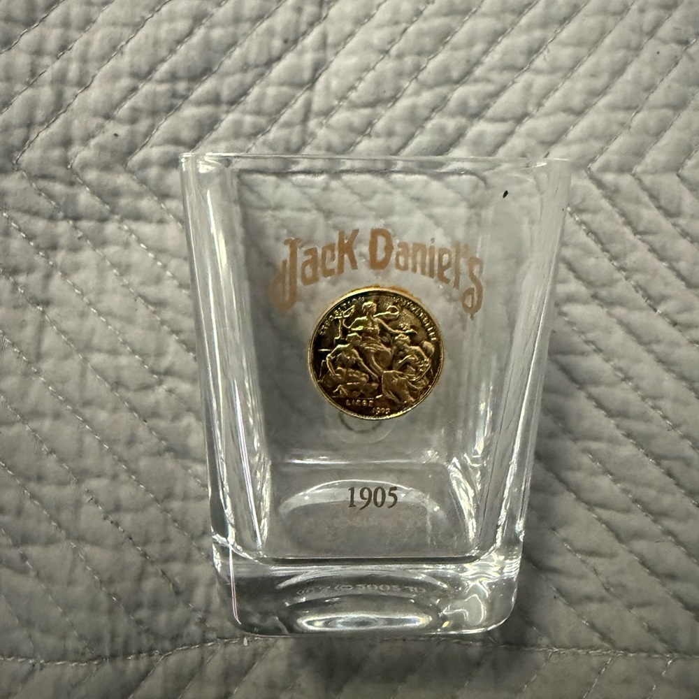 Jack Daniels Gold Shot Glass